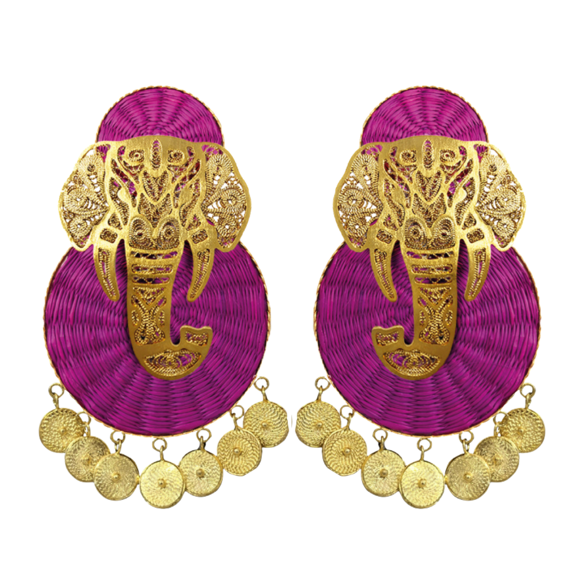 GANESHA IRACA MAXI EARRINGS