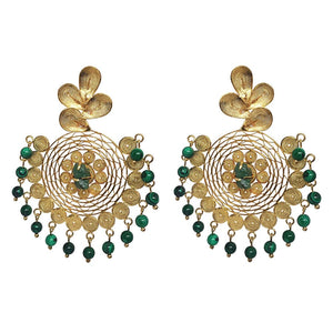 MAXICUMBIA EMERALD EARRINGS
