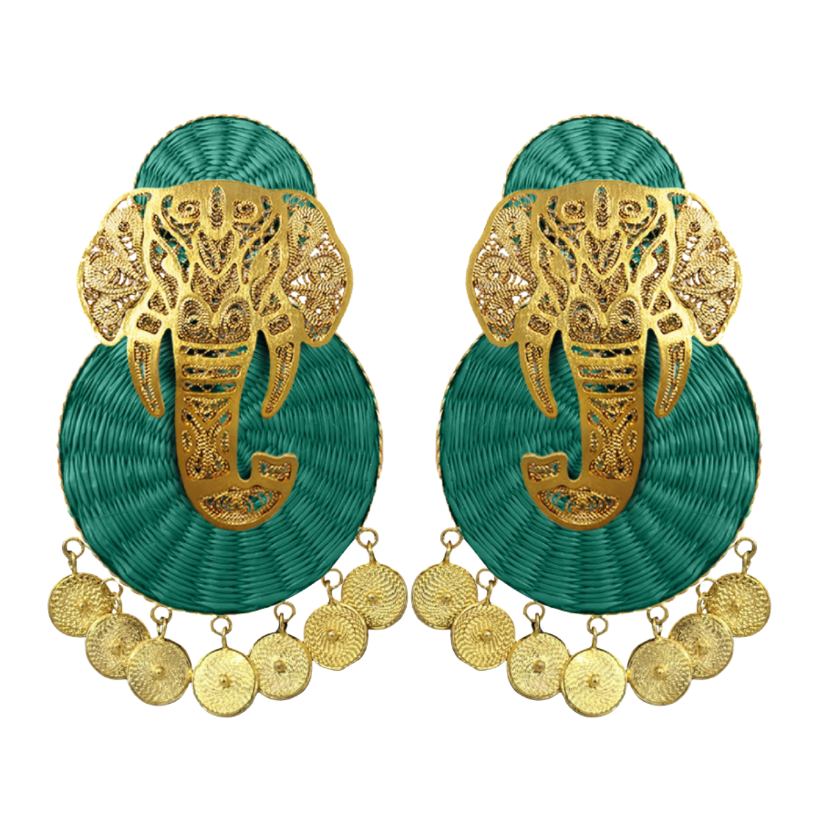 GANESHA IRACA MAXI EARRINGS