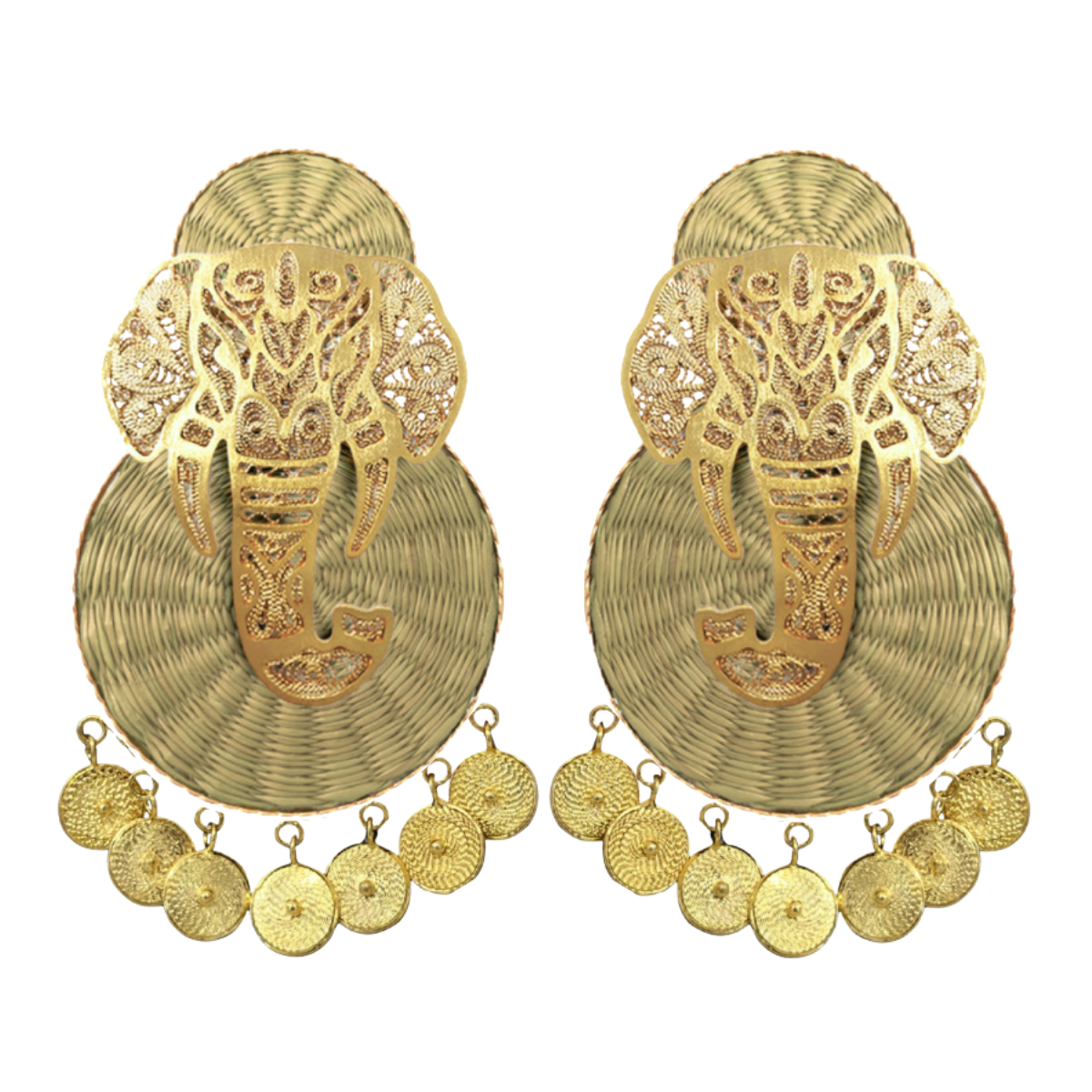 GANESHA IRACA MAXI EARRINGS
