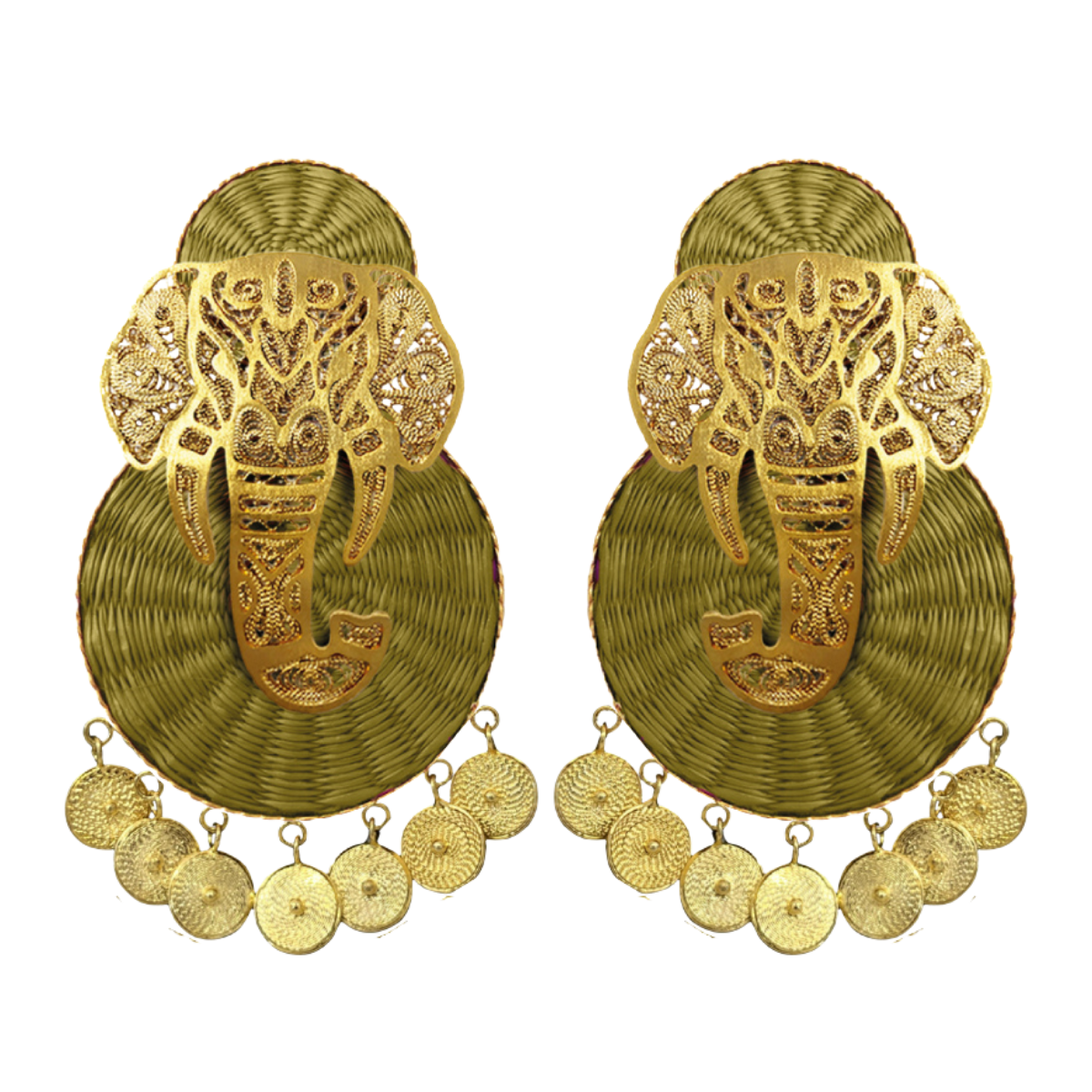 GANESHA IRACA MAXI EARRINGS