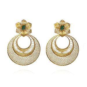 GARDENIA EMERALD EARRINGS