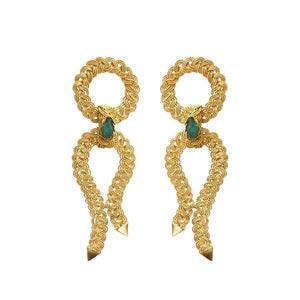 NATTIVA LUCK EMERALD EARRINGS