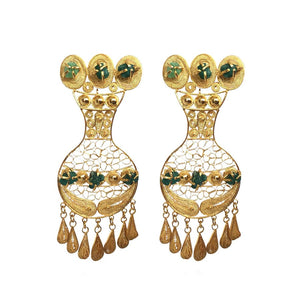 GAIA POPORO EMERALD EARRINGS
