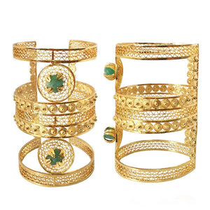 TROPICALIA LACE  EMERALD BRACELET