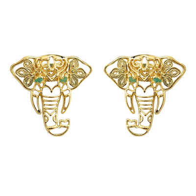 GANESHA EMERALD EARRINGS (11)
