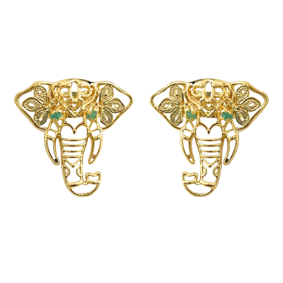 GANESHA EMERALD EARRINGS (11)