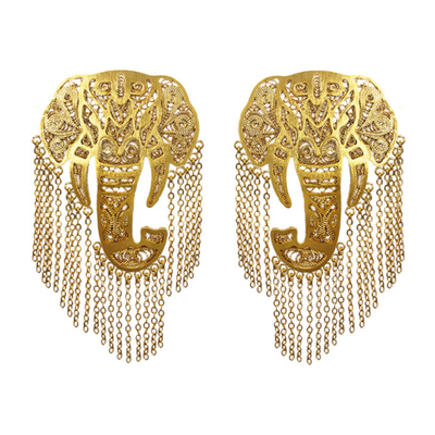 GANESHA CHARM EARRINGS
