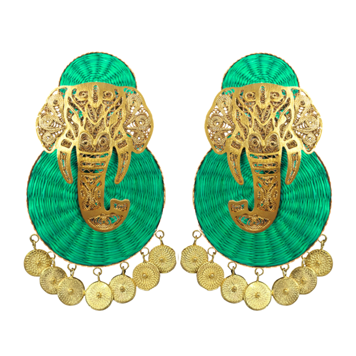 GANESHA IRACA MAXI EARRINGS