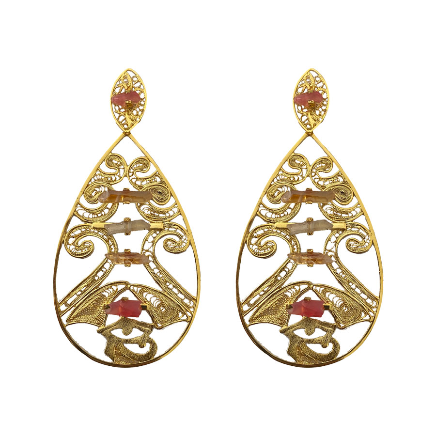 AR794 ALMA QUARTZ EARRINGS - Image 1