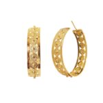 GAIA MAYA MEDIUM HOOPS  SENCILLAS