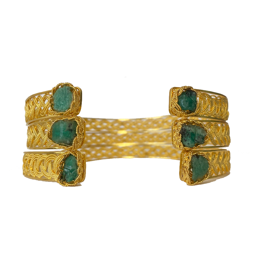 CH023 EMERALD TRIPLE CHOCKER - Image 1