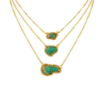 NATTIVA TRIADA EMERALD CHAIN NECKLACE