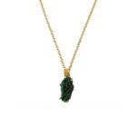 EMERALD AMULETTE CHAIN NECKLACE - Image 2