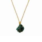 EMERALD AMULETTE CHAIN NECKLACE - Image 4